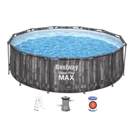 Baseny ogrodowe - Bestway Basen ogrodowy stelażowy 366 x 100 cm 10w1 5614X - miniaturka - grafika 1