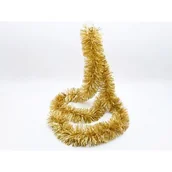 Ozdoby bożonarodzeniowe - Łańcuch choinkowy cienko cięty 9 x 200 cm złoty - miniaturka - grafika 1