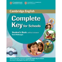 Cambridge University Press David McKeegan, Emma Heyderman Complete Key for Schools. Student's Pack + CD - Książki do nauki języka angielskiego - miniaturka - grafika 1