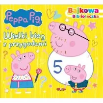 Peppa Pig Bajkowa biblioteczka Wielki bieg z przygodami Praca zbiorowa - Powieści i opowiadania - miniaturka - grafika 1