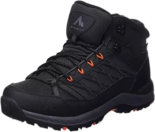McKINLEY Męskie buty trekkingowe Kona V Mid AQX, czarne/antracytowe/czerwone, 42 EU - Buty trekkingowe męskie - miniaturka - grafika 1