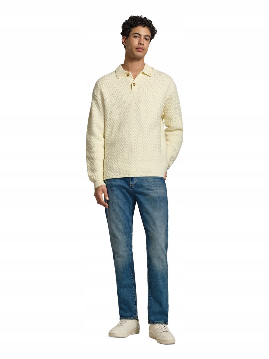 G STAR RAW JEANSY PROSTE Z PRZETARCIAMI NIEBIESKIE BAWEŁNA 31/32 16BA