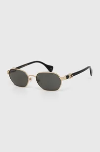 Gucci okulary przeciwsłoneczne damskie kolor złoty GG1593S - Okulary przeciwsłoneczne - miniaturka - grafika 1