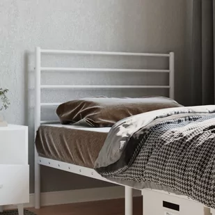 Metalowe wezgłowie, białe, 75 cm Lumarko! - Inne meble do sypialni - miniaturka - grafika 1