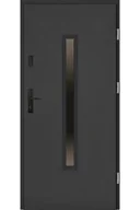 Drzwi zewnętrzne - Drzwi Zewnętrzne Z Ościeżnicą Setto Dario 90 Cm Prawe Antracyt Reflex Nero - miniaturka - grafika 1