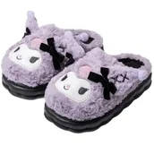 Kapcie damskie - Kapcie Pluszowe Miękkie Ciepłe Kuromi Królik Domowe Papcie Pantofle 40-41 - miniaturka - grafika 1