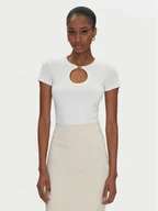 Bluzki damskie - Rinascimento Bluzka CFC0122547003 Biały Regular Fit - miniaturka - grafika 1
