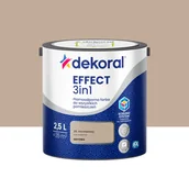 Farby wewnętrzne - Dekoral Farba Effect 3w1 Karmelowy 2.5 l - miniaturka - grafika 1