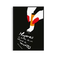 Obrazy i zdjęcia na płótnie - Plakat filmowy Pedro Almodovar Kobiety na skraju załamania nerwowego - miniaturka - grafika 1