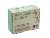 Mydła - Sapone di un Tempo Organiczne mydło w kostce Mięta & Pokrzywa 100 g - mydło - miniaturka - grafika 1
