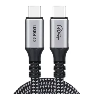 Kabel przewód USB-C 240W 8K 60Hz 1.2m czarny - Kable USB - miniaturka - grafika 1