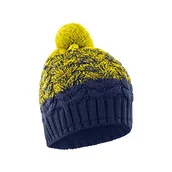 Czapki damskie - SALOMON damska czapka poli beanie Night Sky/Golden Palm Jeden rozmiar - miniaturka - grafika 1