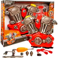 Zabawy w naśladowanie dorosłych - Mały Mechanik Silnik Do Skręcania I Rozkręcania - miniaturka - grafika 1