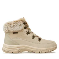 Buty trekkingowe damskie - Trekkingi Skechers Trego - Snow Worries 167882/NAT Brązowy - miniaturka - grafika 1