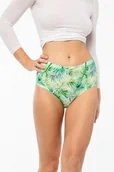 Majtki damskie - Figi damskie bezszwowe z tropikalnym printem Exotico Simple Maxi - miniaturka - grafika 1
