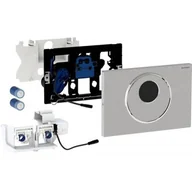 Przyciski spłukujące - Geberit Sigma10 zestaw uruchamiający WC elektroniczny zasilanie bateryjne stal nierdzewna/ polerowana/szczotkowana 115.891.SN.6 - miniaturka - grafika 1