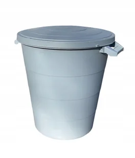 Kosz do ogrodu Smooth 120l szary z uchwytami - Kosze na śmieci - miniaturka - grafika 1