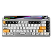 Klawiatury - Leobog AMG65 Gasket LightFeather switch biała LEAMG65-W-LF - miniaturka - grafika 1