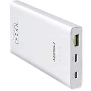 Powerbank Ts-D324 10000Mah 12W Pd Qc Usb Micro Usb C Biały Do Iphone Apple - Powerbanki - miniaturka - grafika 1