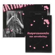 Kartki okolicznościowe i zaproszenia - ZAPROSZENIA URODZINOWE GOTOWE z kopertą ZU22 - miniaturka - grafika 1