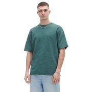Koszulki męskie - Cropp - Zielona koszulka acid wash - Khaki - miniaturka - grafika 1