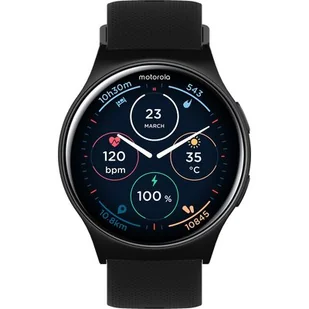 Motorola Moto Watch 120 Czarny - Smartwatch - miniaturka - grafika 1