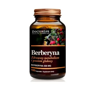 DOCTOR LIFE Doctor Life Berberine Berberyna 350mg Ekstrakt Standaryzowany 90 kapsułek - Serce i układ krążenia - miniaturka - grafika 1