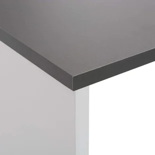 Lumarko Stół barowy z 2 blatami, biało-szary, 130 x 40 x 120 cm - Stoły - miniaturka - grafika 10
