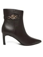 Botki damskie - Guess Kozaki 178823 Brązowy - miniaturka - grafika 1