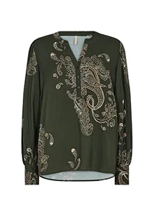 SOYACONCEPT Women's SC-Heidi 1 damska bluzka Shirt, 7842 Forest Green Combi, rozmiar M - Bluzki damskie - miniaturka - grafika 1