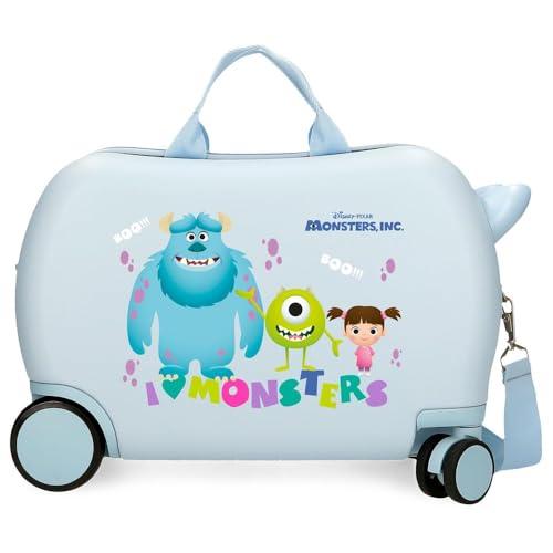 Joumma Disney Monsters Inc Boo walizka dziecięca niebieska 45 x 31 x 20 cm twarda ABS 24,6 l 1,8 kg 4 koła bagaż podręczny, Niebieski, walizka dziecięca