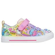 Buty dla dziewczynek - Buty Skechers Bff Magic 314786L Mlt białe - miniaturka - grafika 1
