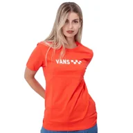 Koszulki sportowe damskie - Koszulki Vans Model Brand Striper Bf Kolor Pomarańczowy - miniaturka - grafika 1