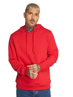 Bluzy męskie - Urban Classics Męska bluza z kapturem Basic Sweat Hoody, ognisty czerwony, M - miniaturka - grafika 1