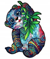 Puzzle - Puzzle Drewniane Dla Dorosłych Poważna Panda - miniaturka - grafika 1