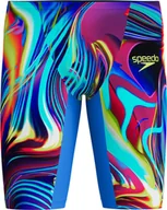 Kąpielówki męskie - Męski Strój Pływacki Fs Valor 2.0 Jammer fiery red/white/french blue rozmiar 24 - miniaturka - grafika 1