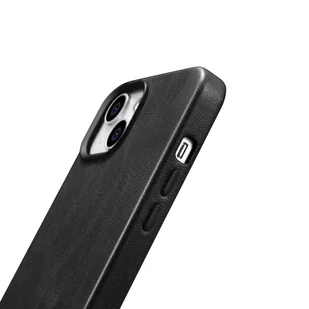 iCarer Oil Wax Premium Leather Case skórzane etui iPhone 14 magnetyczne z MagSafe czarny (WMI14220701-BK) - Etui i futerały do telefonów - miniaturka - grafika 7