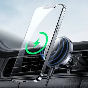 Joyroom samochodowy uchwyt magnetyczny bezprzewodowa indukcyjna ładowarka Qi 15 W (kompatybilna z MagSafe do iPhone) czarny (JR-ZS240) - Ładowarki do telefonów - miniaturka - grafika 9