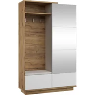Meble do przedpokoju - Przedpokój HYB-16 Hybrid MebloCross Craft Złoty / Biały Połysk, Eco Brąz - miniaturka - grafika 1