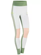 Spodnie sportowe damskie - KARI TRAA Legginsy funkcyjne "Stil" w kolorze biało-zielono-jasnoróżowym - miniaturka - grafika 1
