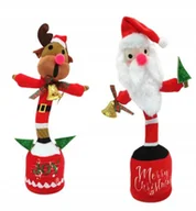 Zabawki interaktywne dla dzieci - ŚPIEWAJĄCY KAKTUS RENIFER MIKOŁAJ DEKORACYJNY IDEALNY NA PREZENT - miniaturka - grafika 1