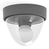 Lampy ścienne - Nowodvorski Lampa sufitowa i ścienna NOOK na e27 10W IP44 wys. 15cm grafit 7965 - miniaturka - grafika 1