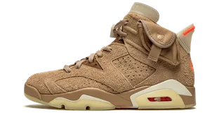 Air Jordan 6 Retro Travis Scott British Khaki - Buty sportowe męskie - miniaturka - grafika 1