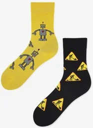 Skarpetki męskie nie do pary w roboty Robots Marilyn - Skarpetki męskie - miniaturka - grafika 1