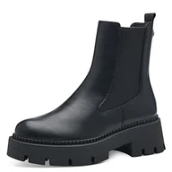Botki damskie - Tamaris Damskie botki na platformie, damskie botki, wkładka Touch, Czarny Black Uni, 40 EU - miniaturka - grafika 1