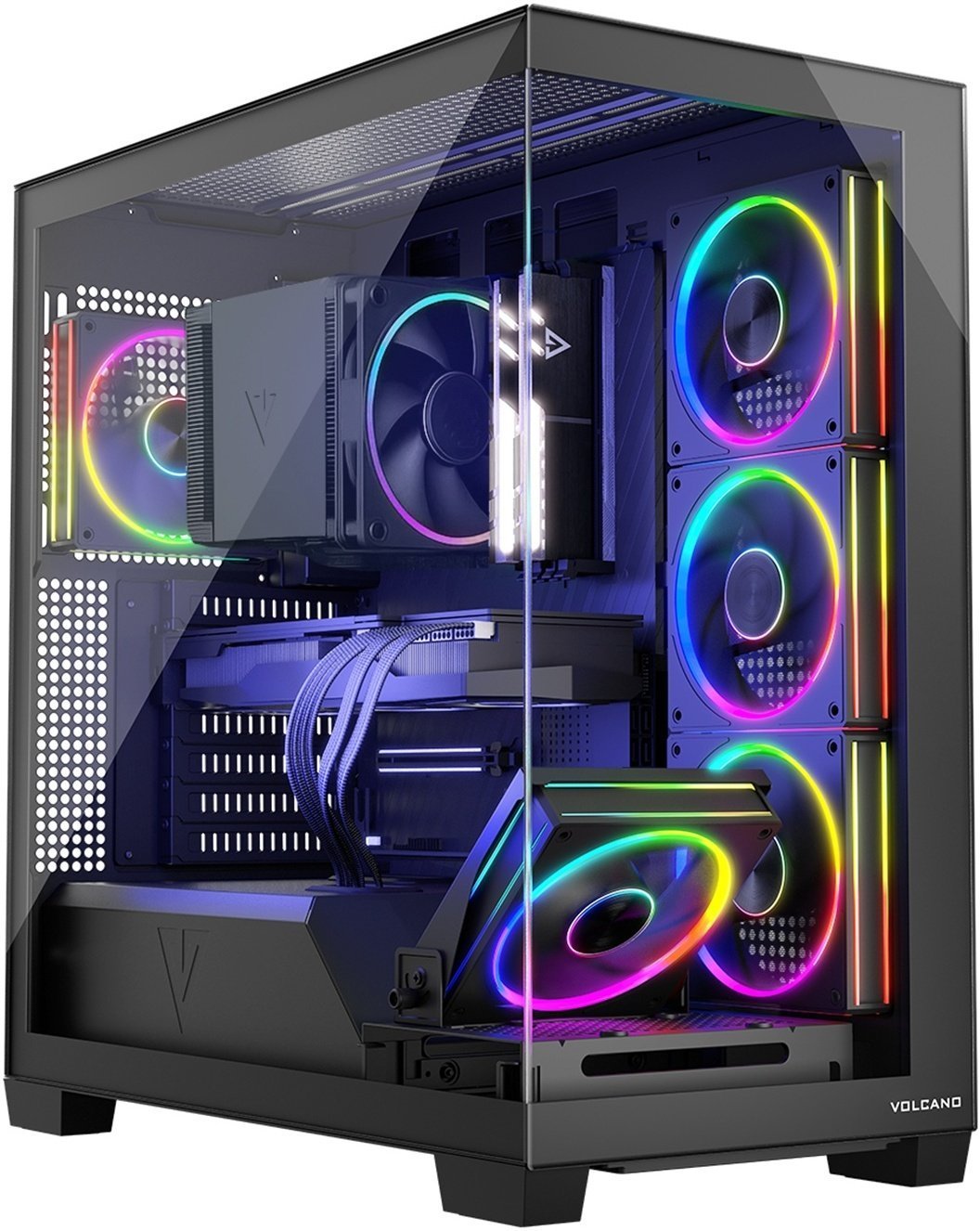 VIST Powered by ASUS Ryzen 7 8700F RX 9070 Asus 32GB DDR5 SSD 1TB WIFI W11 VI2695