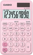 Kalkulatory - CASIO KALKULATOR KIESZONKOWY SL-310UC PK RÓŻOWY, 10 CYFROWY WYŚWIETLACZ - miniaturka - grafika 1
