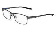 Okulary przeciwsłoneczne - NIKE Męskie okulary przeciwsłoneczne NIKE 8046, BRUSHED GUNMETAL/BLACK, 54 - miniaturka - grafika 1
