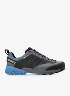 Buty trekkingowe męskie - Buty podejściowe męskie Dolomite Crodarossa Tech GTX - anthracite grey/blue - miniaturka - grafika 1