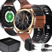 Smartwatch - Smartwatch Zegarek Temperatura ROZMOWY o2 PL Złoty - miniaturka - grafika 1